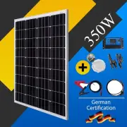 12V 350W Solar Panel Complete Kit Mono Home Caravan Camping Power Charge Battery