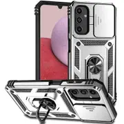 For Samsung Galaxy A14 5G Case PC+TPU Slide Camera Protector Phone Cover with Kickstand