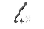Brateck Titan Heavy-duty Gas Spring Monitor Arm - Black [LDT87-C012-B]