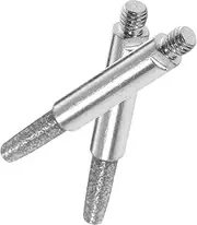 Baluue 2pcs Chain Sharpener Tool Chainsaw Accessories Chain Saw Grinding Stone Chainsaw Sharpening Kit Chainsaw Grinding Stones Chainsaw Grinding Bits Tools Corundum Diamond Grinding Head