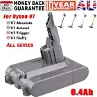 6400mAh For Dyson V6 DC58 V7 V8 V10 Battery SV10 Animal Absolute SV11 Motorhead