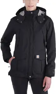 Carhartt Shoreline, textile jacket women , color: Black , size: M