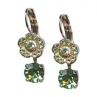 Mariana Earrings Preppy Peridot Austrian Crystals My Treasures Coll.