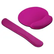 Keyboard Wrist Pad, Mouse Wrist Rest Ergonomic Wrist Support Style 3, Red