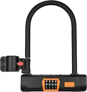 Bike U Lock Code Combination,SHUAIGUO Bicycle U Lock Anti-theft Bike Password Lock Heavy Duty Combination U Lock Bike Lock Bike Safety Tool
