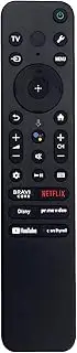 RMF-TX810U Voice Replacement Remote for Sony TV KD-43X77L XR-77A80L KD-43X7L XR-83A80CL KD-85X80L XR-83A80L KD-65X77L XR-85X90L XR-85X93L XR-85X95L KD-85X77L XR-98X90L KD-75X77L KD-50X77L