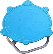 Generic Kids Sensory Swivel Chair Equipment Rotating Seat Stool Integration Training Toy for Nursing, Blue
