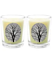 Qualitas Candles Agarwood Two Scented Beeswax Candle Set