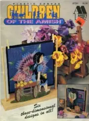Plastic Canvas Children of the Amish (Annie's Attic) [Pamphlet] 1994 Needlework