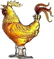 Wine Decanter,1000ML Chicken-Shaped Design Whiskey Decanter,Whisky Carafe,High Borosilicate Glass Wine Gift-500ml
