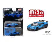 MINI GT MIJO EXCLUSIVE #379 BUGATTI CHIRON PUR SPORT BLUE COMBINED SHIPPING