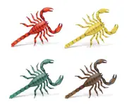 Puzzled Scorpion Bobble Metal Magnets (Set of 4)