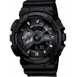 CASIO 卡西歐 G-SHOCK WATCH 重裝美學機械感運動錶 GA-110-1BDR