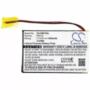 Cameron Sino 4.63Wh 1250mAh Battery For Palm Pocket PCTungsten TX , Li-Polymer