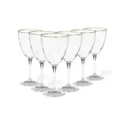 Casafina Glassware 14 oz. Set of 6 Drinking Water Glasses - Sensa Collection,...