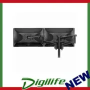 Atdec Desk Mount for Monitor - Black - Yes - 2 Display(s) Supported - 81.3 cm
