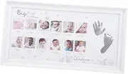 JOINPAYA Growth Photo Frame Milestone Picture Frame Newborn Nursery Decor Frame Picture Memories Newborn Photo Frames Monthly Wood