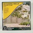 HO Scale Woodland Scenics C1261 Random Stone Retaining Wall (3) pcs New