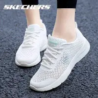 在飛比找Yahoo!奇摩拍賣優惠-(咪咖)Skechers斯凱奇休閑女鞋面透氣緩震跑步鞋女運動