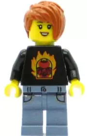 LEGO Ninjago Minifigure Racer Seven (Genuine)