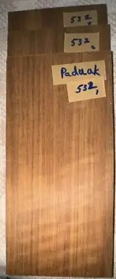 Luthier Mercantile LMI Peghead Overlay African Paduak Vermilion 4" x 8” x 3/32