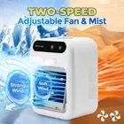 Mini Desktop Air Conditioner Fan 2 Speeds Air Cooler Home Office Car