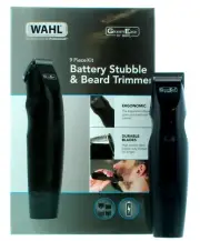 Wahl GroomEase Battery Stubble & Beard Trimmer 9 Piece Kit 9685-517 UK