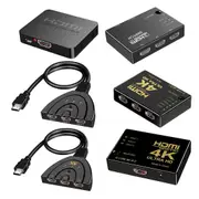 5 Port Hdmi Splitter Switch Switcher Hub Box Hdtv Ultra Hd 4K 60Hz With Remote