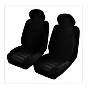 Universal Comfort Plus Front Seat Covers Size 30/35 - Black