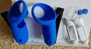 For Quest 3 VR Accessories Silicone Controller Grip Protective Sleeve Cover Blue