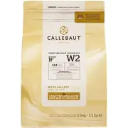 Callebaut Recipe W2 White Chocolate Callets? 5.5 lb. WS-409CW2U76