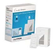 Caseta Smart Lighting Kit w/ Lamp Dimmer and Pico Remote, for 2 Floor and