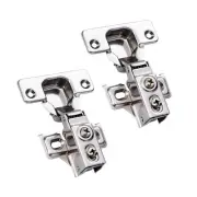 2 Pack 1/2 inch Soft Close Cabinet Hinges,Stainless Concealed Door Kitchen Hi...
