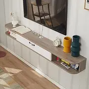 Wall Mounted TV Cabinet Floating TV Shelf Entertainment Unit TV Stand Media TV Console TV Wall Bracket Living Room Storage Cabinet Display Shelf Book Shelf TV Board Gaming Shelf TV Table Unit for TVs