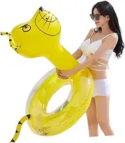 SAFIGLE 1pc Cute Swim Ring Inflatable Animal Swim Ring Pool Float Swim Ring Inflatable Pool Tube Float Swim Ring for Pool Tube Swim Ring Floats for Adults Floating Object Thicken