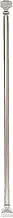 Amazon Basics 1" Wall Curtain Rod with Square Finials, 36" to 72", Nickel