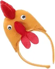 [DEARMAMY] Rooster Headband Animal Hair Accessory Rooster Headdress Party Headband Photo Props for Photo Booth Photo Props Birthday Cosplay Headband Hair Band for Cartoon Headband
