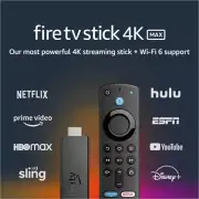 Fire TV Stick 4K Max Streaming Device, Wi-Fi 6, Alexa Voice Remote (Includes TV