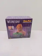 NIB Chia Pet Handmade Decorative Planter Wednesday Addams Family Jenna Ortega