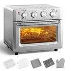 CHEFJOY 8 in 1 Air Fryer Toaster, 19QT/18L 360Convection Cooking Combo w/ 1-6...