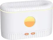 Mihauuke Flame Diffuser,200ml Colorful Flame Air Oil Diffuser Humidifiers | Cool Mist Large Fragrance Machine Waterless Auto Off Air Fresheners for Living Room Bedroom Yoga