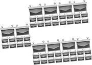 [SEWOART] 5sets Necklace Pendant Photo Frame Locket Charm for Women Titanium Steel Clavicle Chain Photo Jewelry for Everyday Wear 10pcs*5