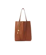 Chloé Spin Charm Detailed Tote Bag One size clay brown