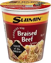 Suimin Cup Noodle, Braised Beef, 70g