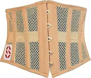 [Pure sharp] Women's Heavy Duty Steel Boned Mesh Waist Trainer Shaper Underbust Corset Body Shaper Underbust Corsets
