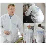 Anti-Static Lab Coat with Hood, Large EMX-64446W Brand New!