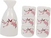 NOLITOY Sake Sets Japanese Ceramic Wine Pot Elegant Wine Dispenser Sake Kettle for Serving