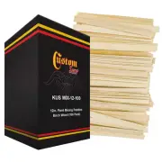 Craft and Paint Sticks - (Pack -100 Sticks) 12 Inch Premium Grade Wood Stirrers