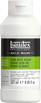 Professional Fluid Medium, 237Ml (8-Oz), Ultra Matte Medium