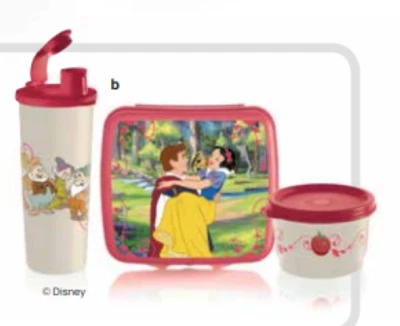 Tupperware - Disney's Snow White Lunch Set.